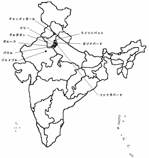 Delhi Map